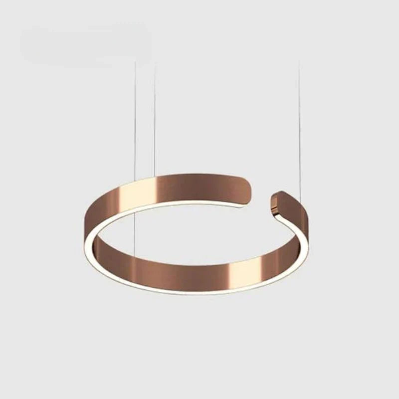 Nowoczesna okrągła lampa wisząca LED