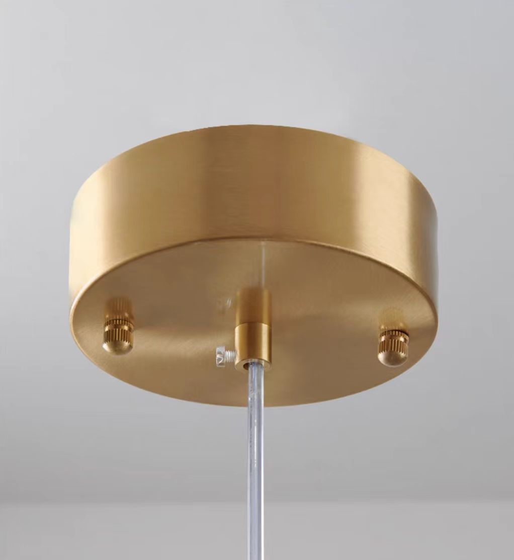 Nowoczesna Szara Szklana Lampa Wisząca z Gwiazdami
