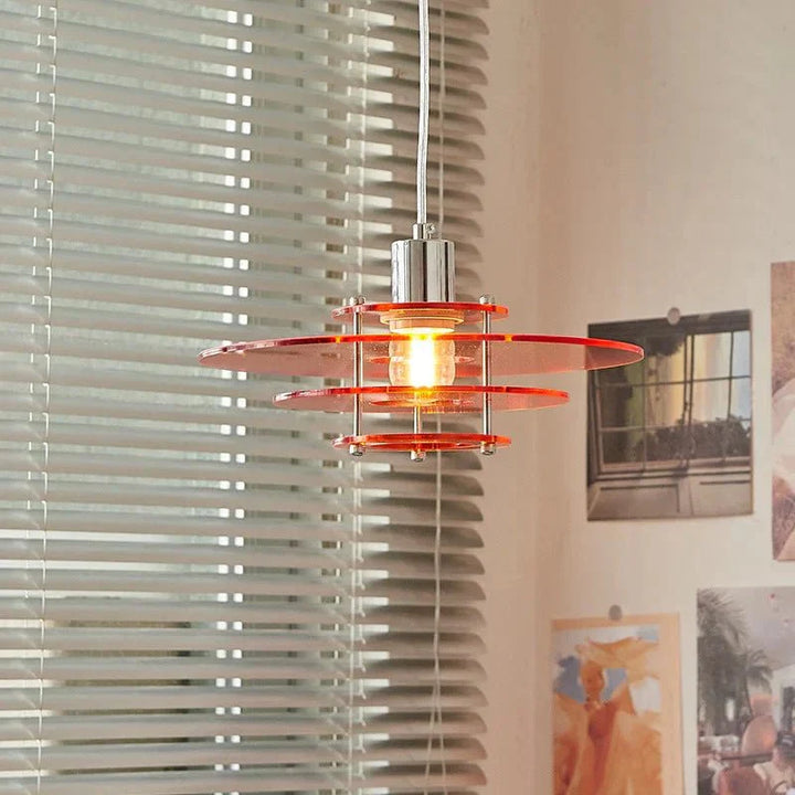 Nowoczesna lampa wisząca w kształcie UFO vintage