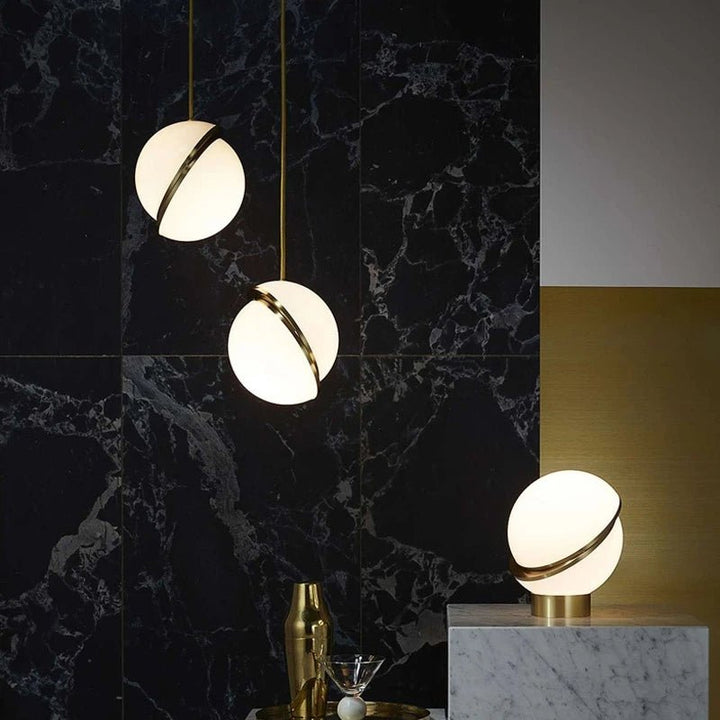 Lumaglo™ | Złota Lampa Wisząca