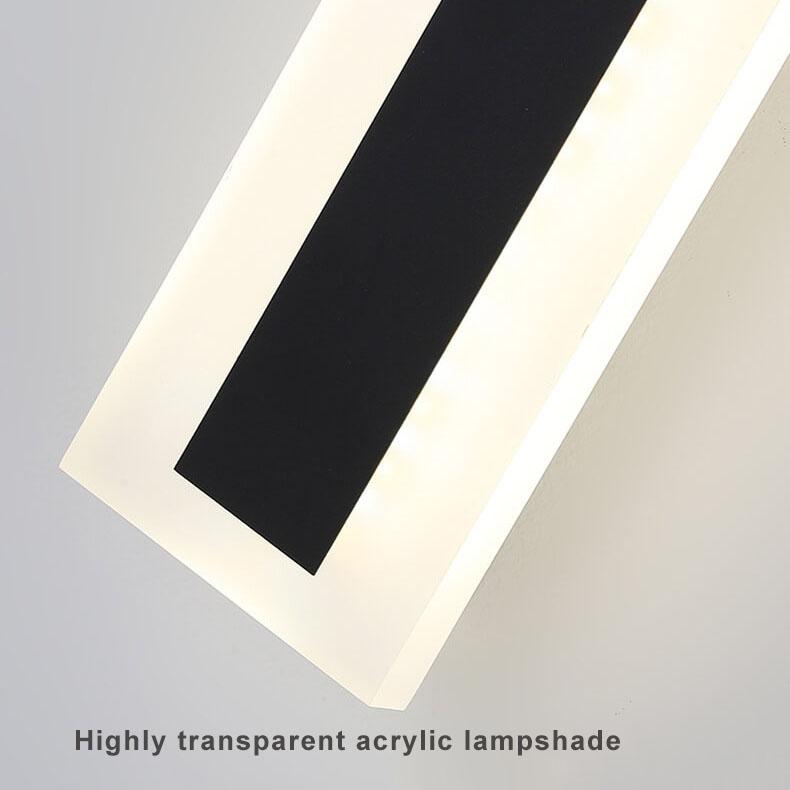 Lampa Ścienna Akryl Zewnętrzna