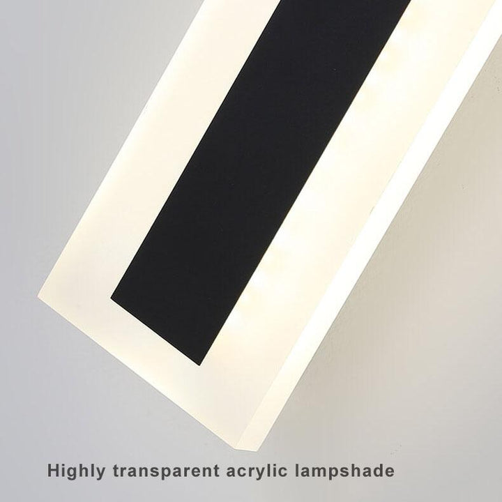 Lampa Ścienna Akryl Zewnętrzna