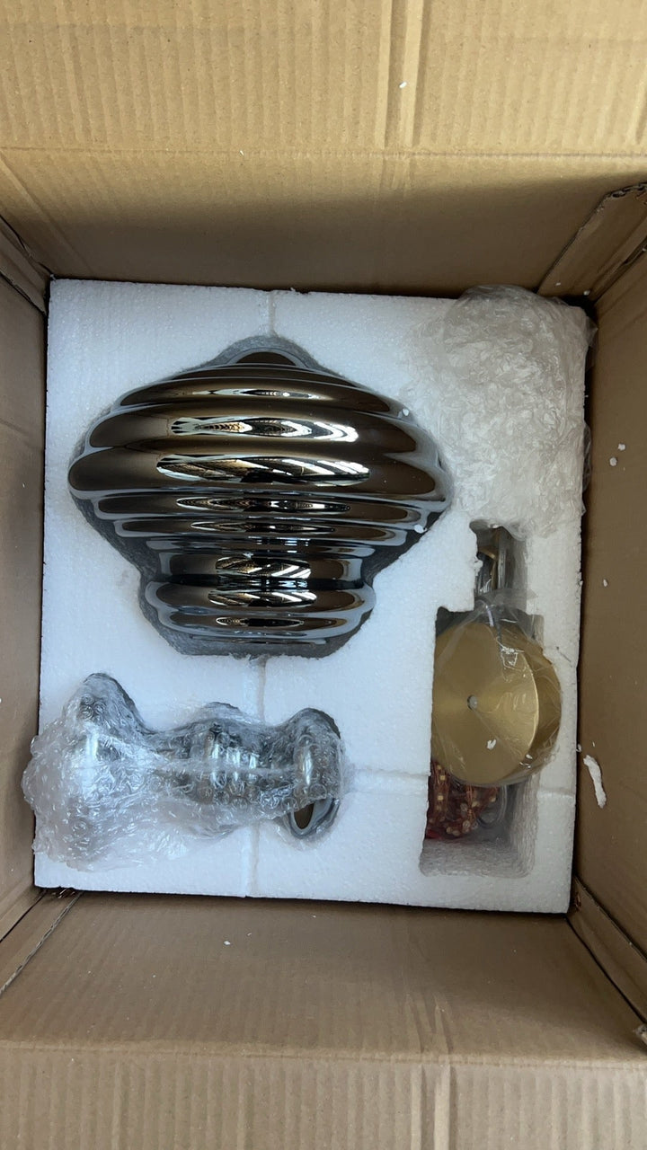 Nowoczesna Szara Szklana Lampa Wisząca z Gwiazdami