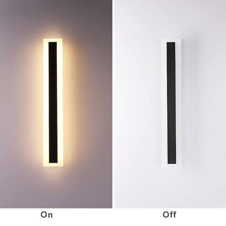 Lampa Ścienna Akryl Zewnętrzna