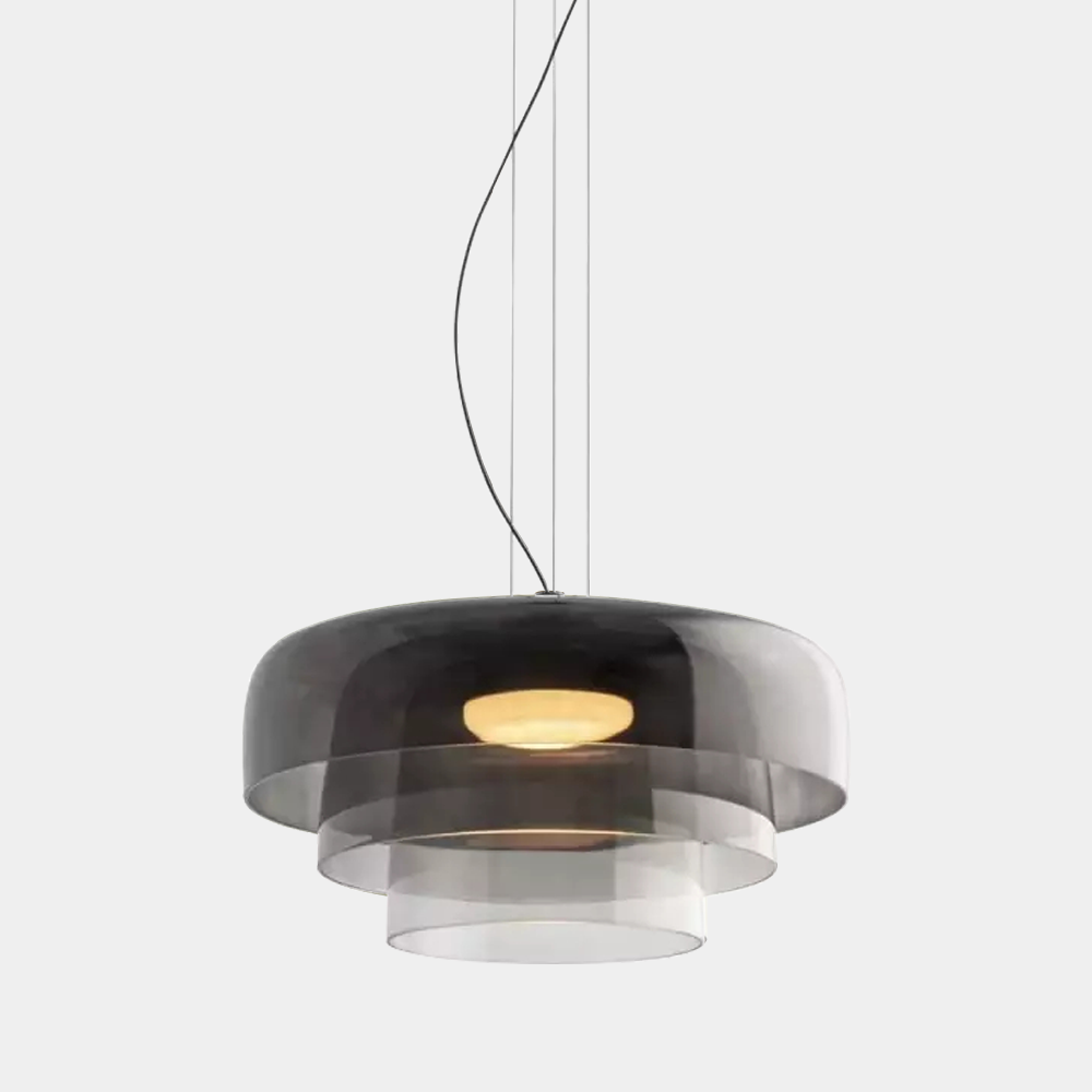 Szklana Lampa Sufitowa
