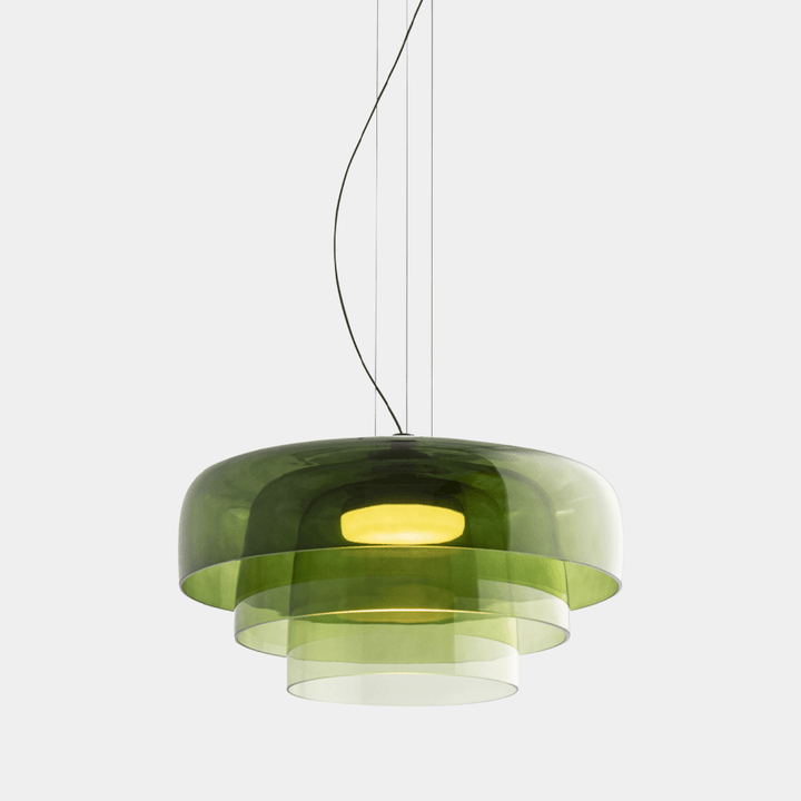 Szklana Lampa Sufitowa