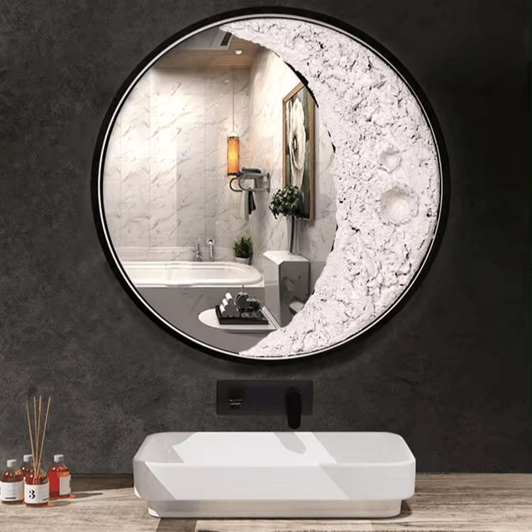 lampa ścienna 3d księżyc