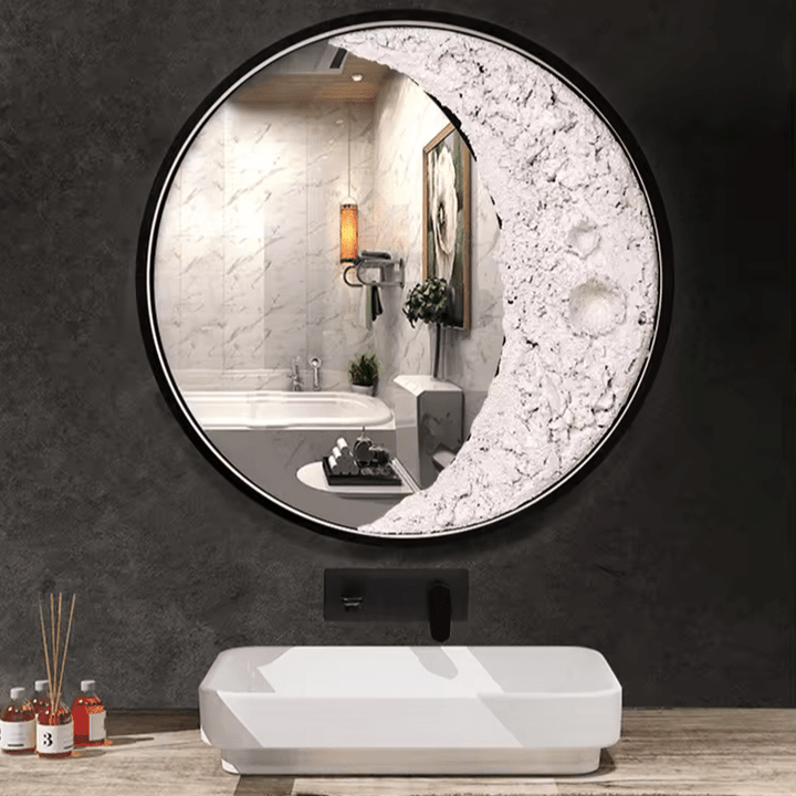 lampa ścienna 3d księżyc