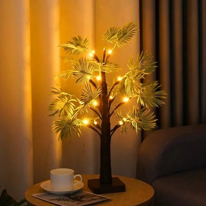 Oświetlenie LED w kształcie palm