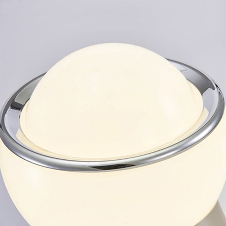 Lampa stołowa Bauhaus z francuskiego opalu