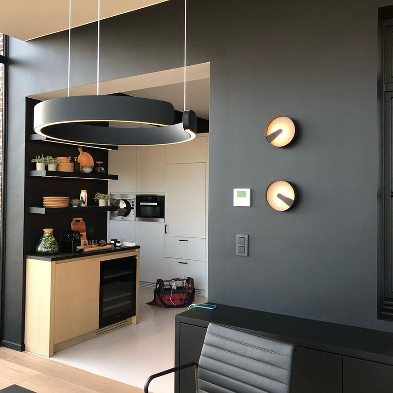Nowoczesna okrągła lampa wisząca LED