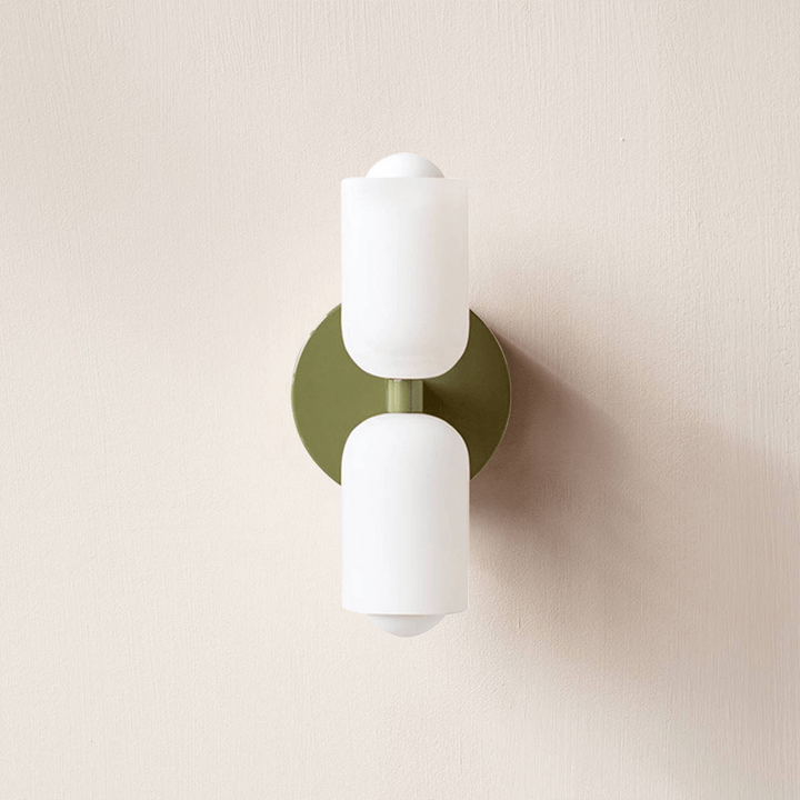 Elegancka lampa ścienna akrylowa up-down
