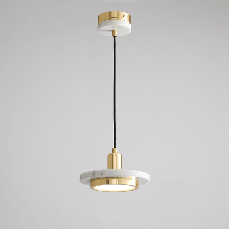 Nowoczesna Prosta Lampa Wisząca Marmurowa
