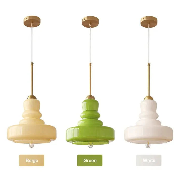 Lampa wisząca szklana Bauhaus kalebas