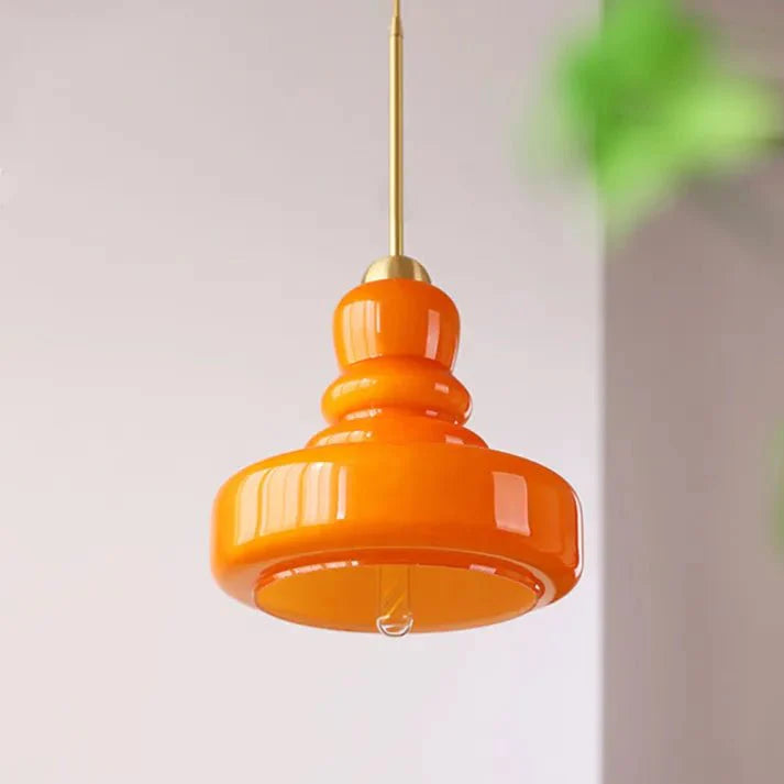 Lampa wisząca szklana Bauhaus kalebas