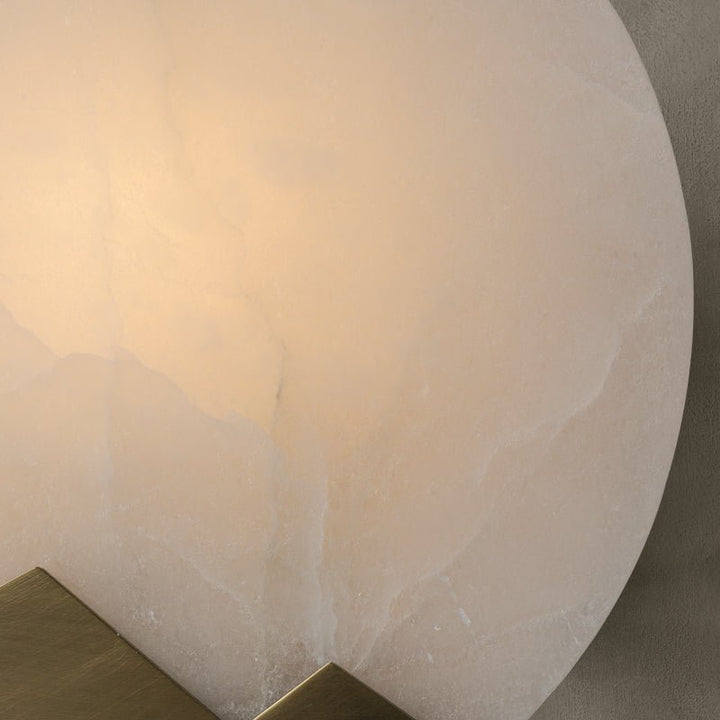 Skandynawska minimalistyczna marmurowa lampa ścienna