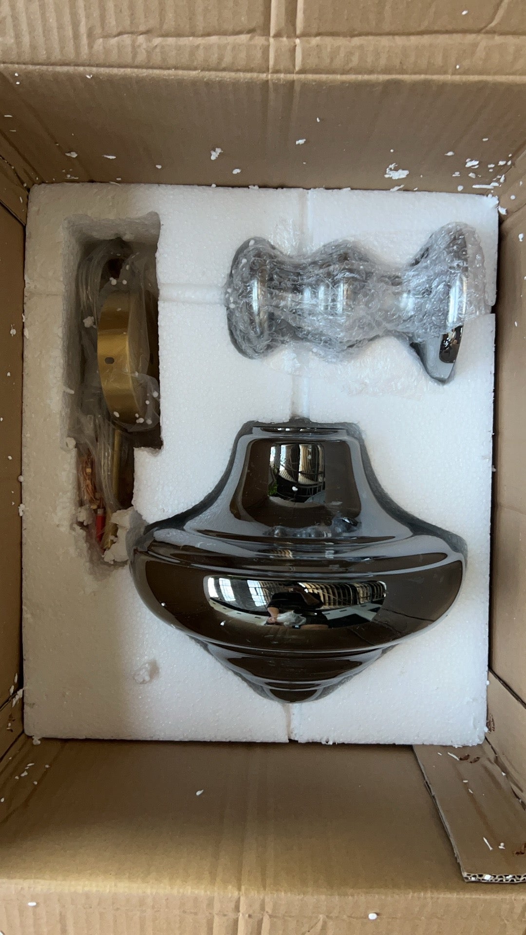 Nowoczesna Szara Szklana Lampa Wisząca z Gwiazdami