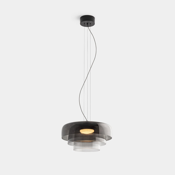 Szklana Lampa Sufitowa