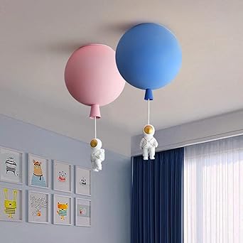 Nowoczesna Lampa Sufitowa LED Księżyc/Astronauta Fateh