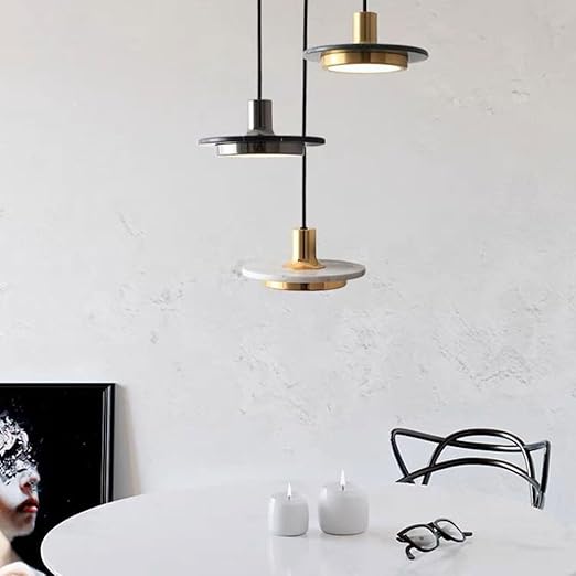 Nowoczesna Prosta Lampa Wisząca Marmurowa