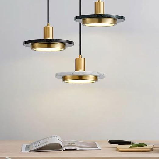 Nowoczesna Prosta Lampa Wisząca Marmurowa