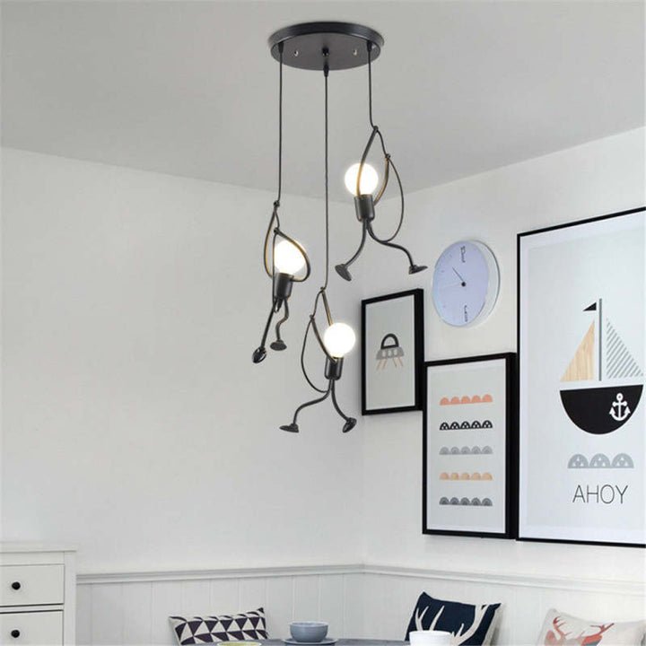 FunkyLight | Retro lampa ścienna Iron Man