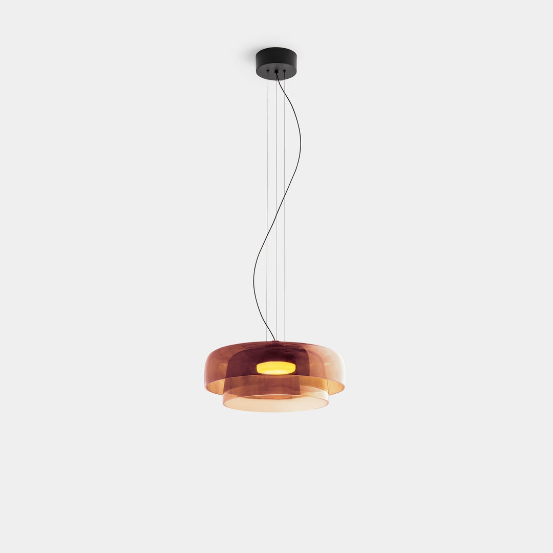 Szklana Lampa Sufitowa