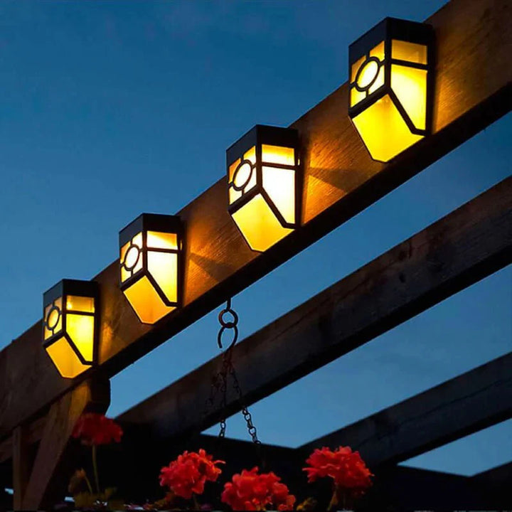 Lampa ścienna LED na energię słoneczną (2 pak)