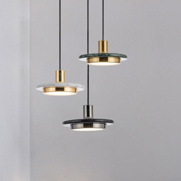 Nowoczesna Prosta Lampa Wisząca Marmurowa
