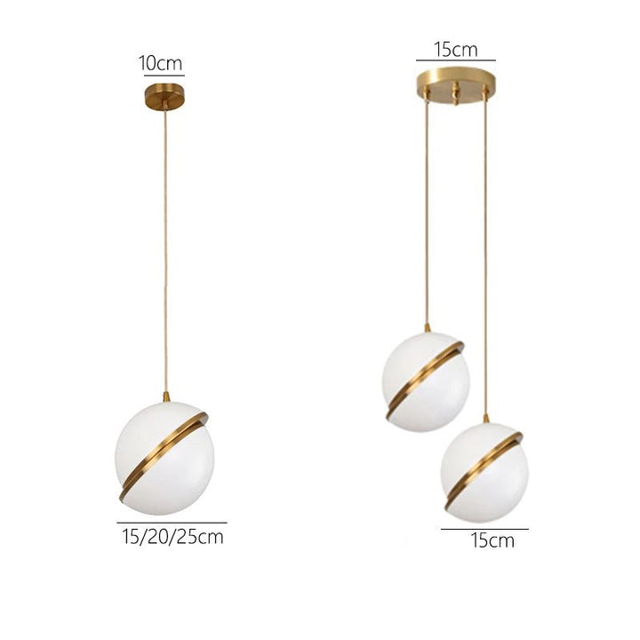 Lumaglo™ | Złota Lampa Wisząca