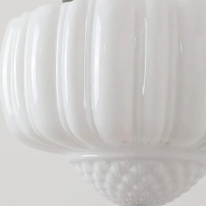 Nowoczesna biała minimalistyczna lampa wisząca