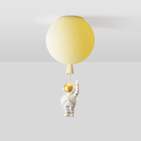 Nowoczesna Lampa Sufitowa LED Księżyc/Astronauta Fateh