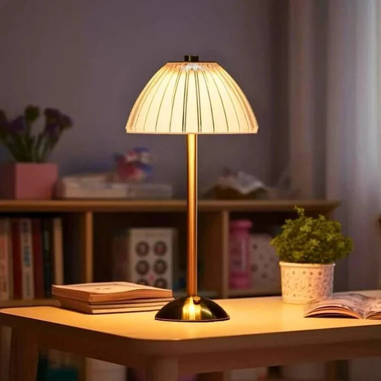 Krystaliczna Bezprzewodowa Lampa Stołowa