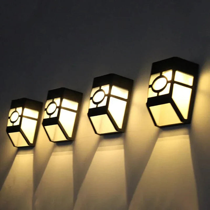 Lampa ścienna LED na energię słoneczną (2 pak)