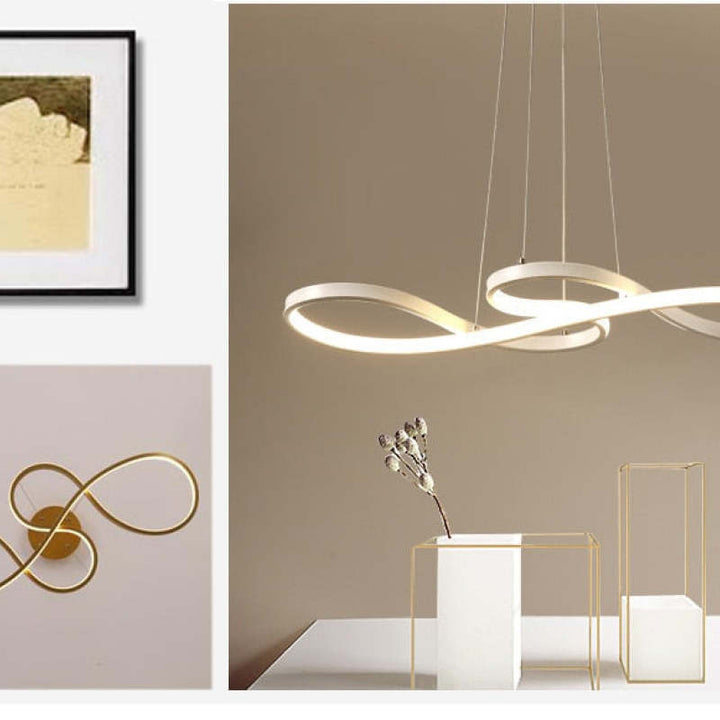 Muzyczne nuty Projekt LED Lampa wisząca