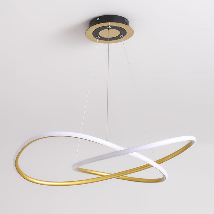 Minimalistyczna Złota Lampa Wisząca LED