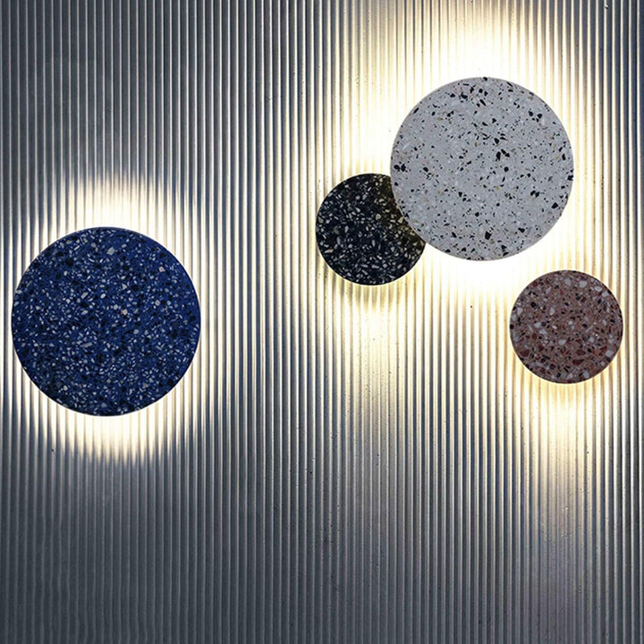 Skandynawska Prosta Lampa Ścienna na Korytarz z Terrazzo
