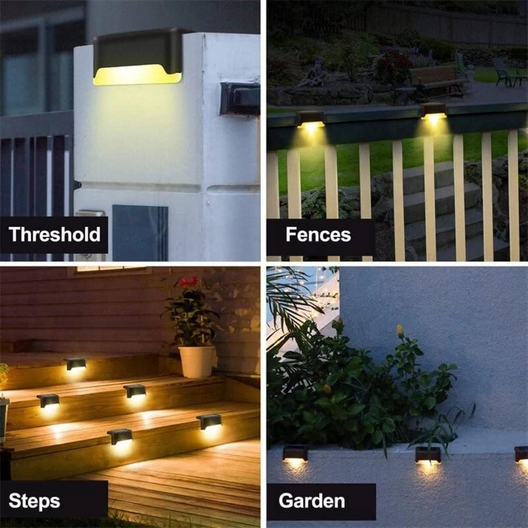 Bezprzewodowe lampy LED na ścianę zasilane energią słoneczną - Stwórz idealną atmosferę w swoim ogrodzie!