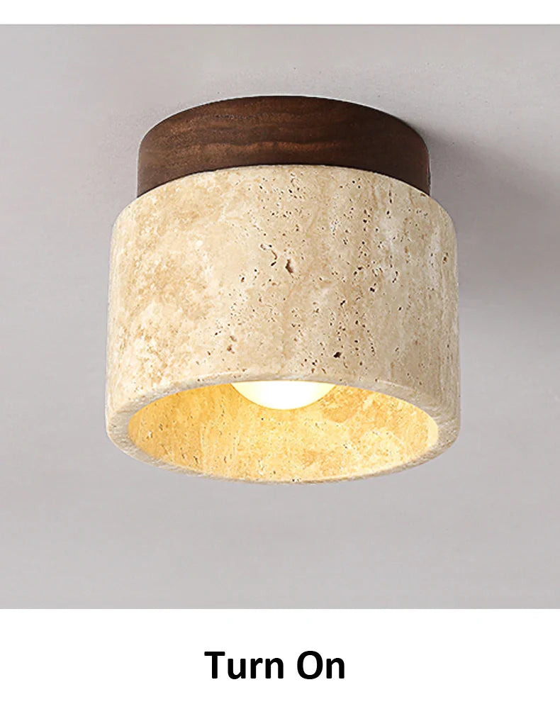 Japońska Kreatywna Lampa sufitowa w stylu kremowym