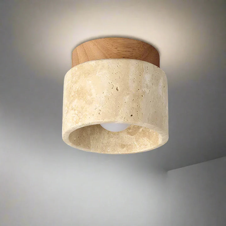 Japońska Kreatywna Lampa sufitowa w stylu kremowym