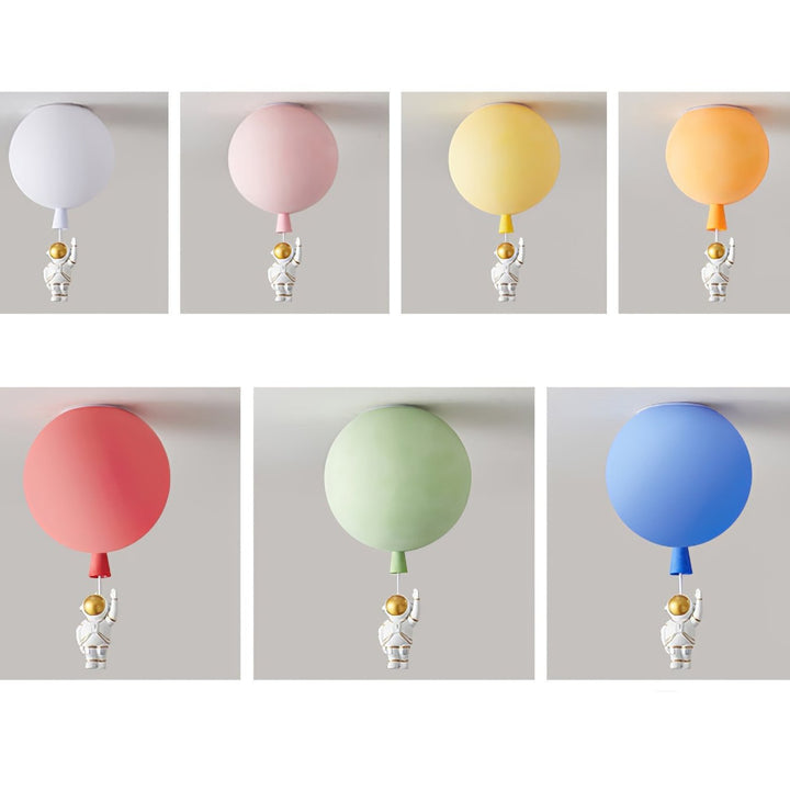 Nowoczesna Lampa Sufitowa LED Księżyc/Astronauta Fateh