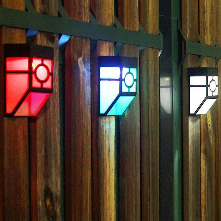Lampa ścienna LED na energię słoneczną (2 pak)