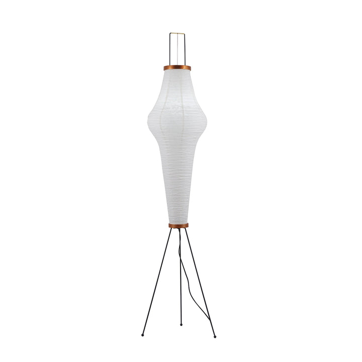 Lampa podłogowa z papieru ryżowego