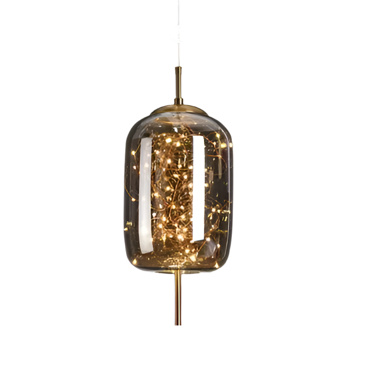 Essence | Wykwintna Lampa Wisząca z Ciemnego Szkła