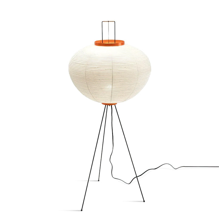 Lampa podłogowa z papieru ryżowego