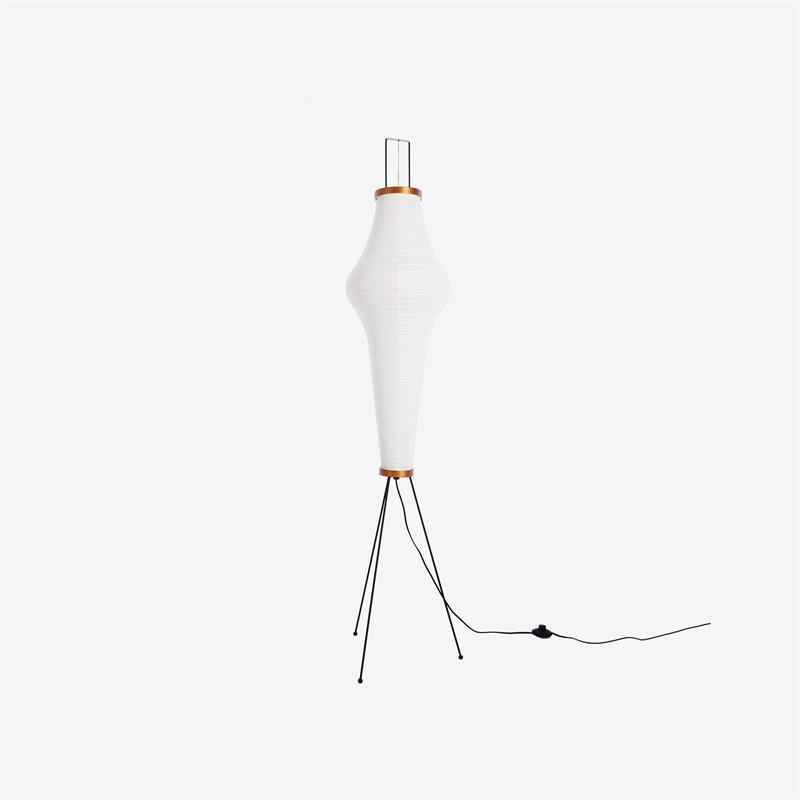 Lampa podłogowa z papieru ryżowego