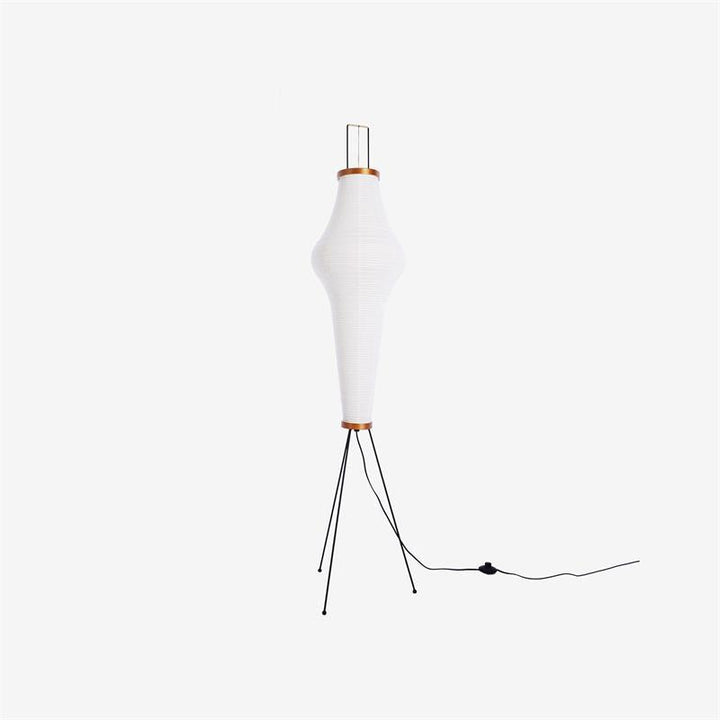 Lampa podłogowa z papieru ryżowego