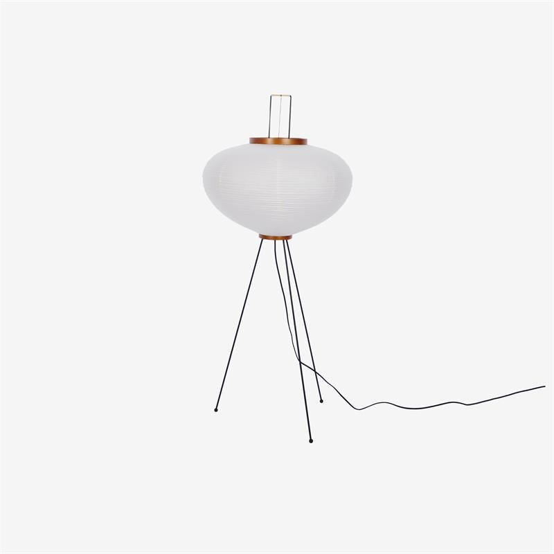 Lampa podłogowa z papieru ryżowego