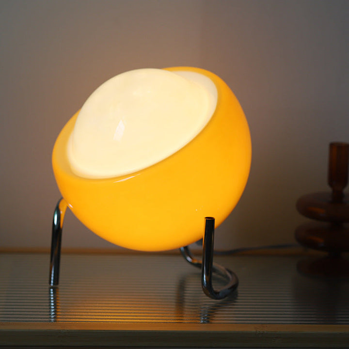 Lampa stołowa Bauhaus w stylu średniowiecznym