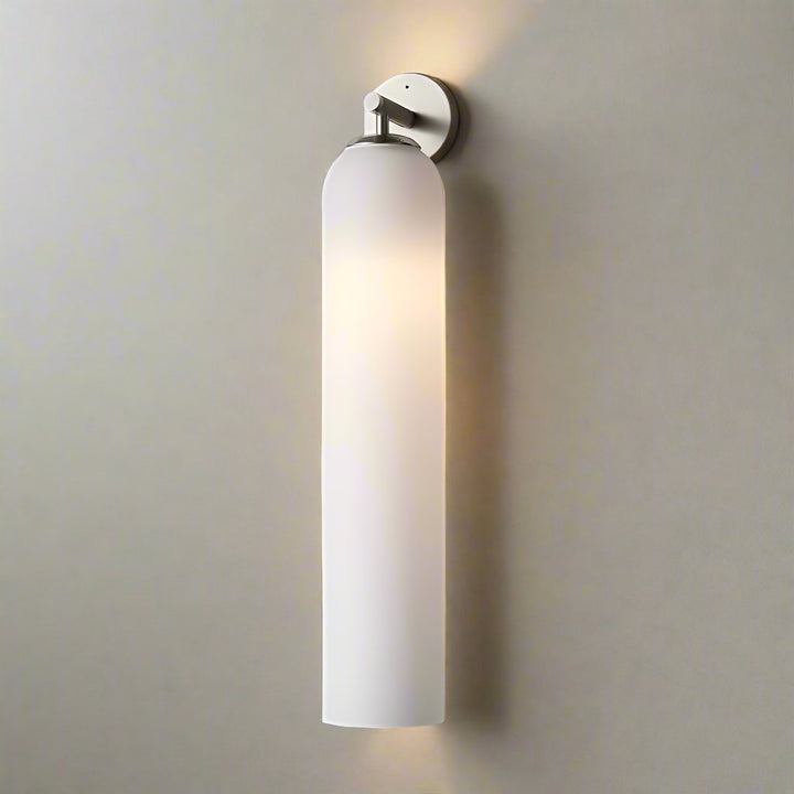 Szklana lampa ścienna